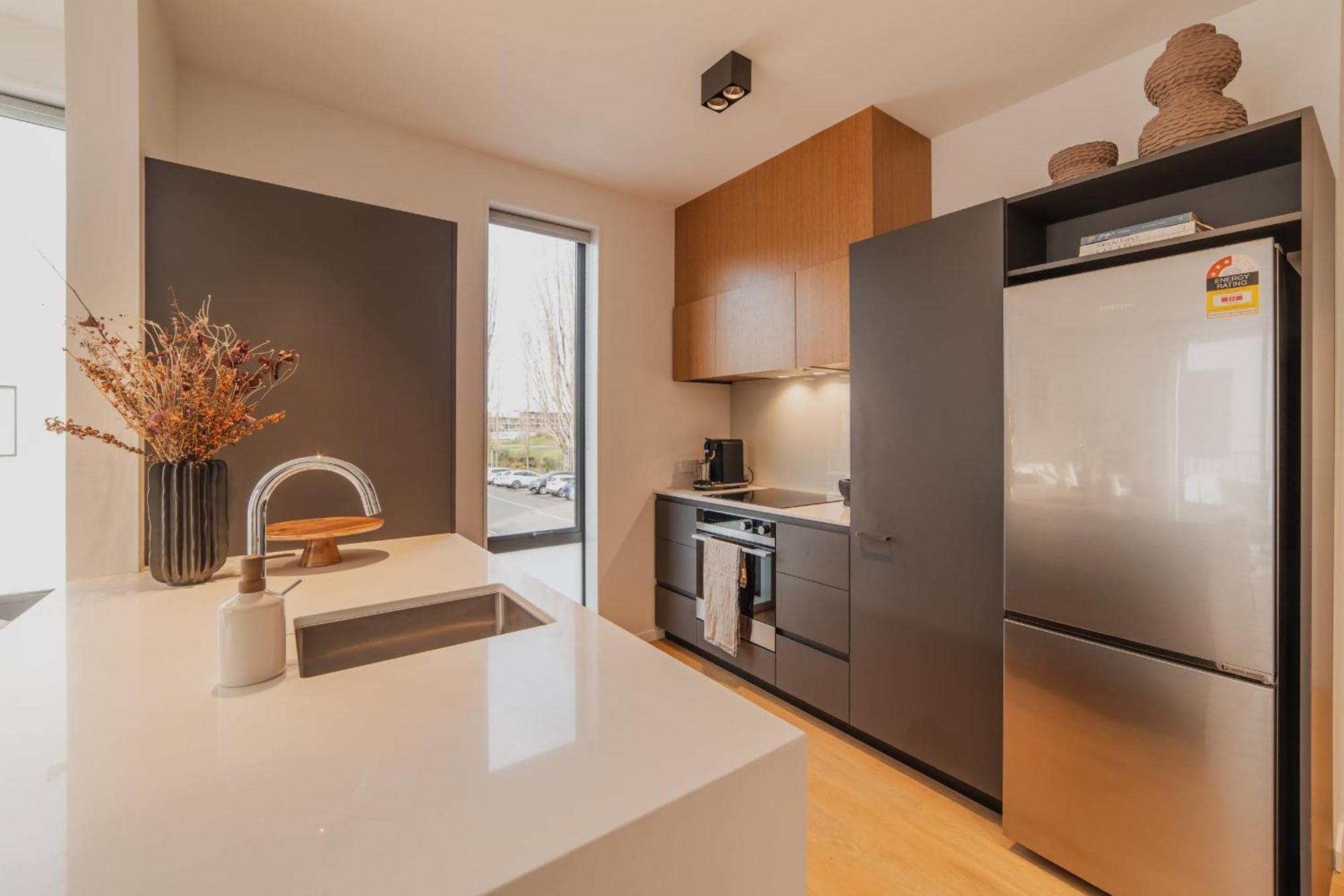 Chic And Contemporary Living At Cambridge Terrace Villa Christchurch Dış mekan fotoğraf