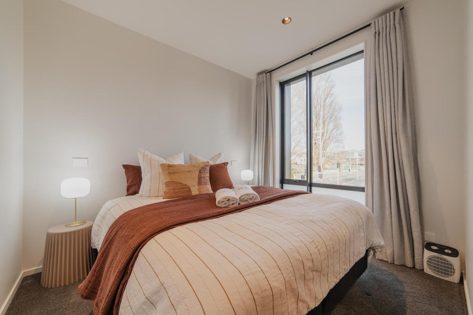 Chic And Contemporary Living At Cambridge Terrace Villa Christchurch Dış mekan fotoğraf