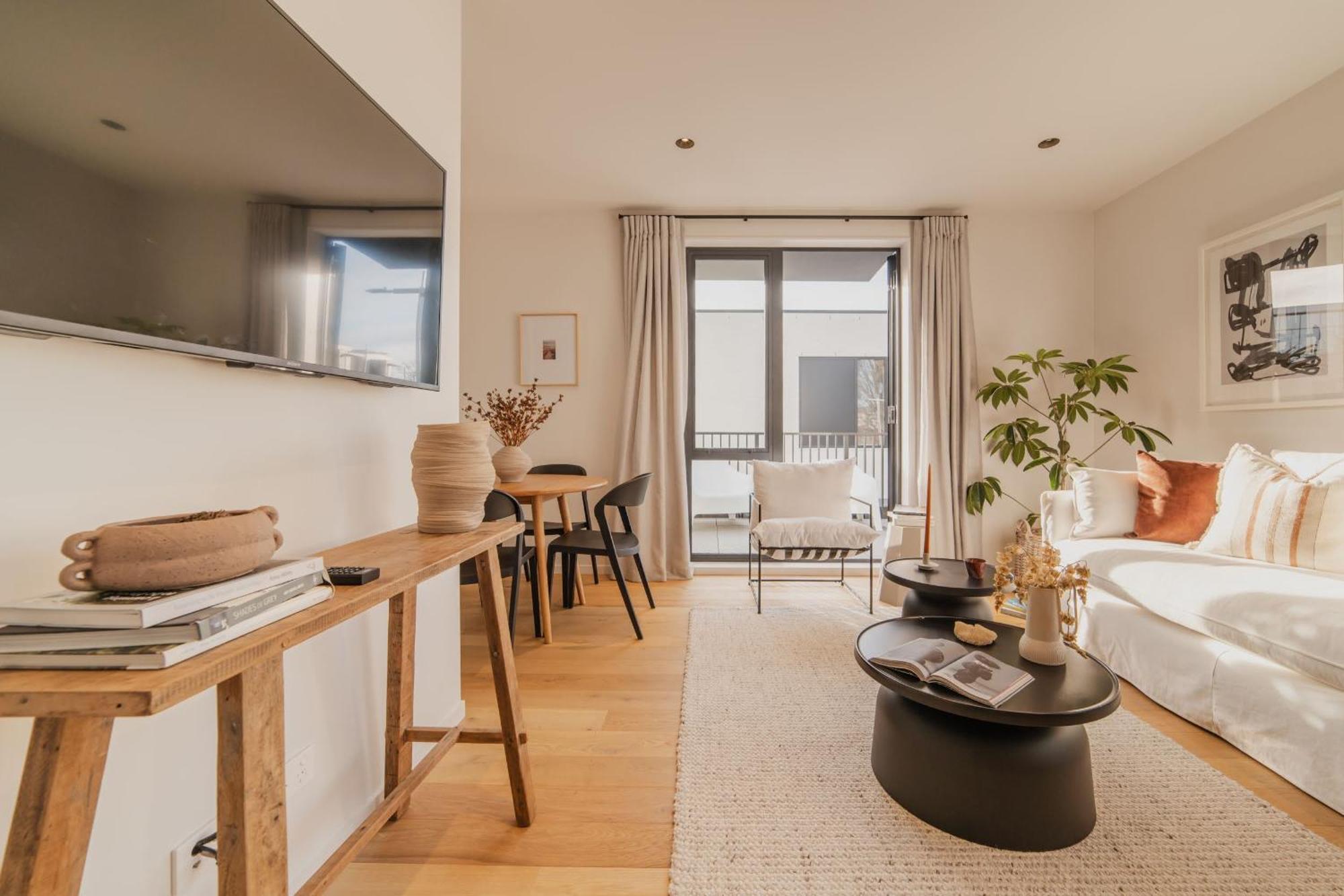 Chic And Contemporary Living At Cambridge Terrace Villa Christchurch Dış mekan fotoğraf
