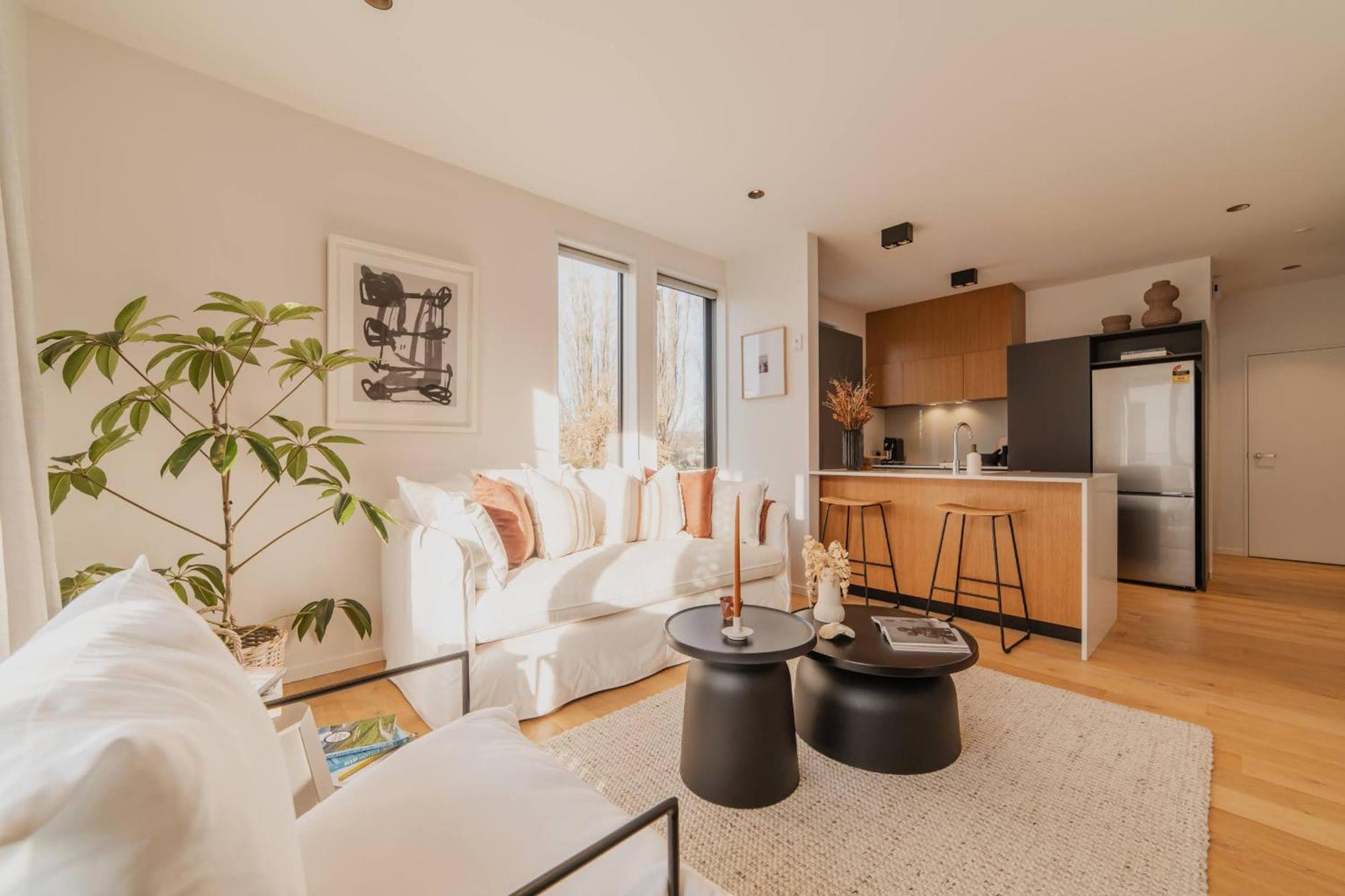 Chic And Contemporary Living At Cambridge Terrace Villa Christchurch Dış mekan fotoğraf