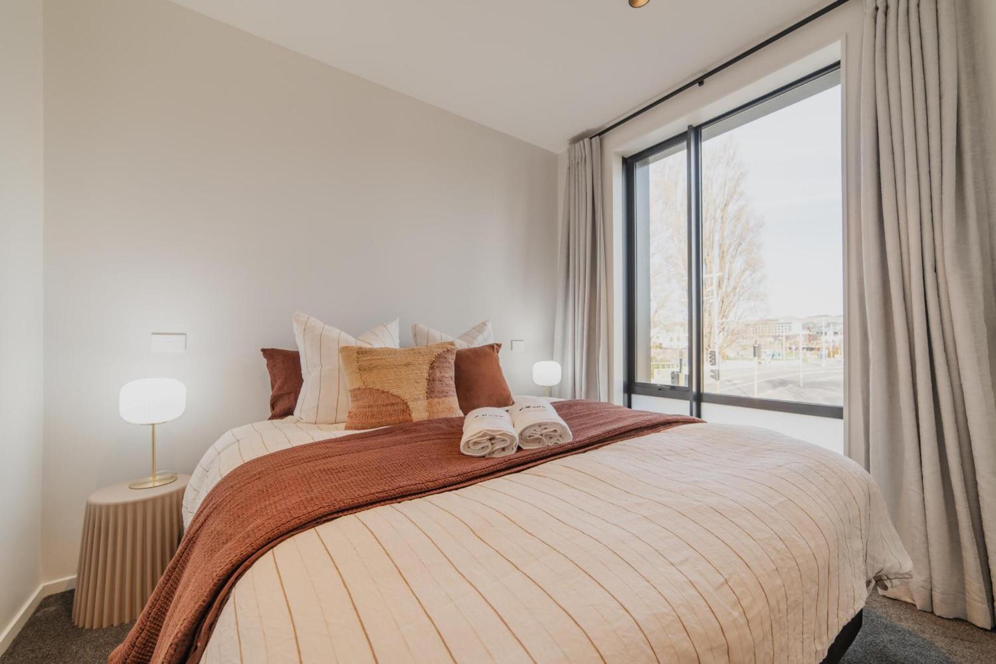 Chic And Contemporary Living At Cambridge Terrace Villa Christchurch Dış mekan fotoğraf