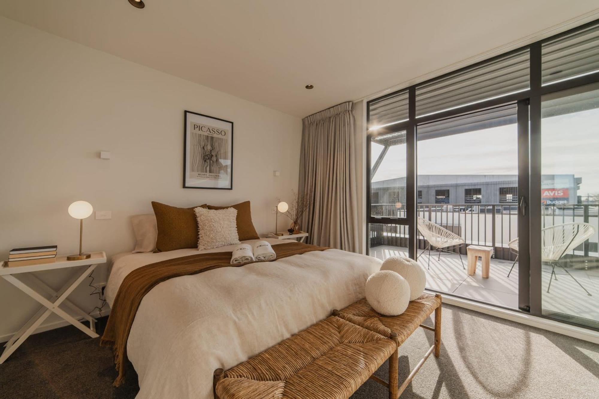 Chic And Contemporary Living At Cambridge Terrace Villa Christchurch Dış mekan fotoğraf