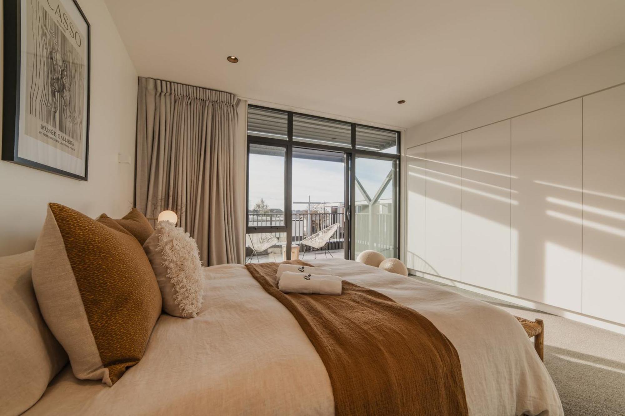 Chic And Contemporary Living At Cambridge Terrace Villa Christchurch Dış mekan fotoğraf