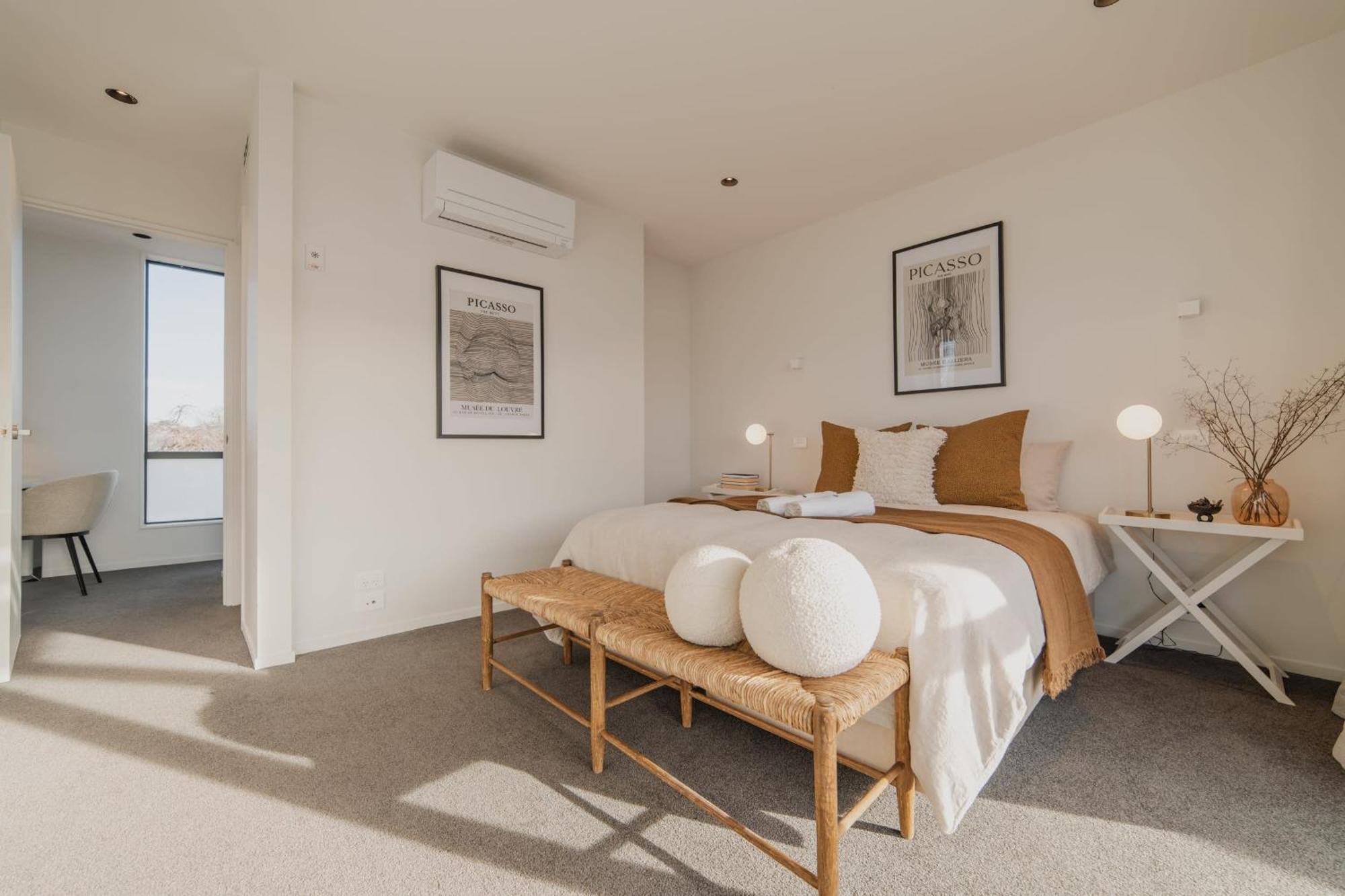 Chic And Contemporary Living At Cambridge Terrace Villa Christchurch Dış mekan fotoğraf