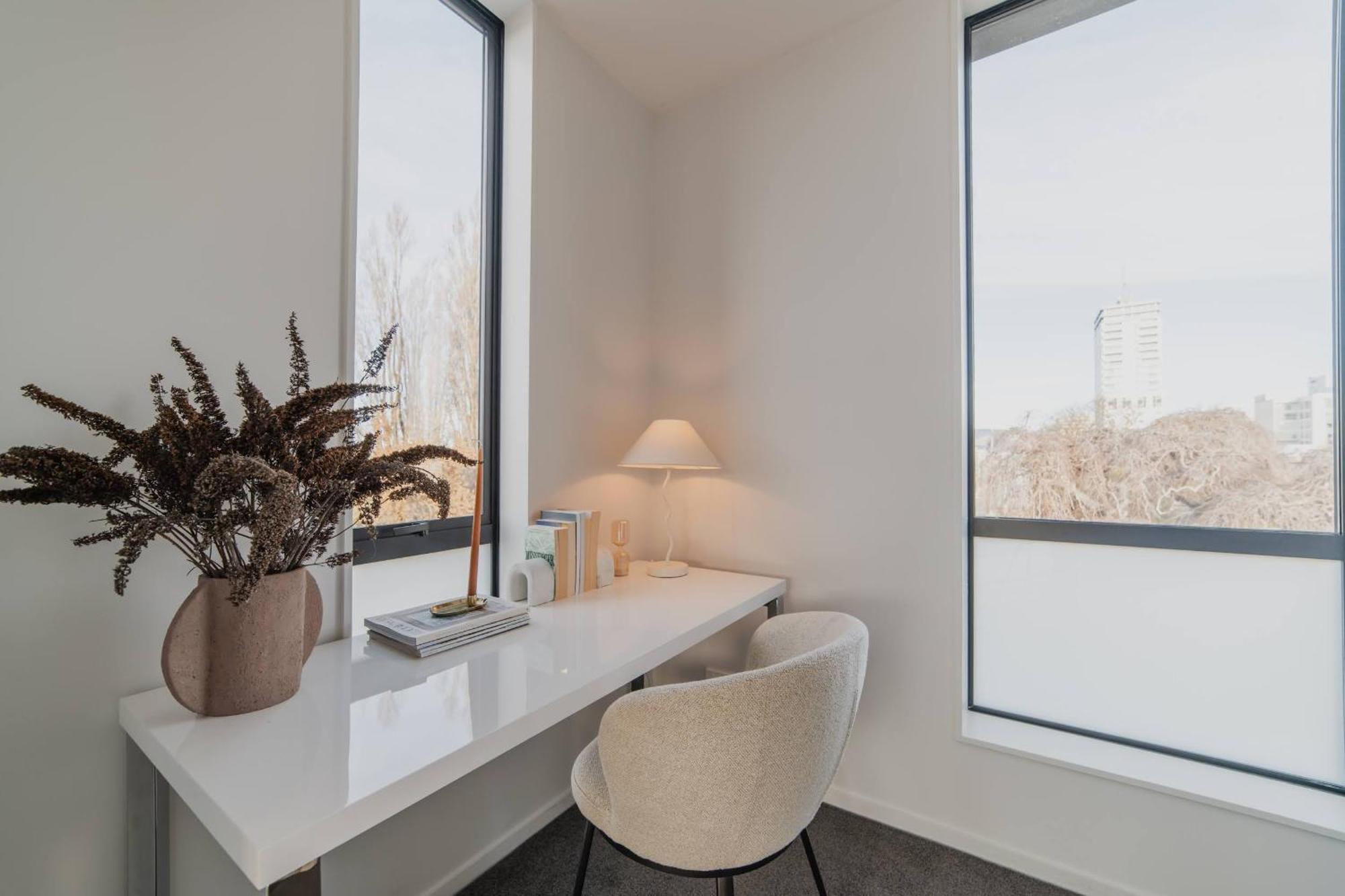 Chic And Contemporary Living At Cambridge Terrace Villa Christchurch Dış mekan fotoğraf