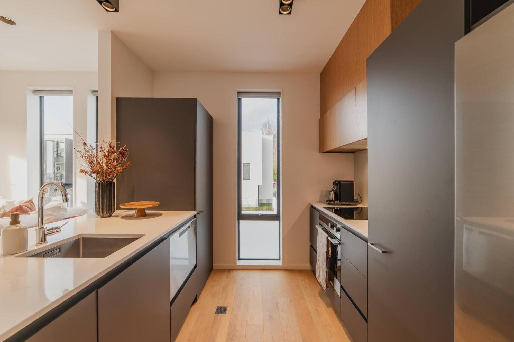 Chic And Contemporary Living At Cambridge Terrace Villa Christchurch Dış mekan fotoğraf
